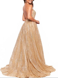 Backless Halter Evening Dresses