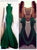 Sweep Train Green Evening Dresses