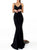 Mermaid Spaghetti Straps Backless Sexy Black Satin Prom Dresses