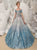 Ball Gown Off the Shoulder Sequins Bowknot Prom Dresses 