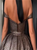 Sweep Train Brown Evening Dresses With Split
