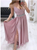 A Line Pink Evening Dresses