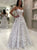 Sweep Train Sweetheart Flower Tulle Evening Dresses