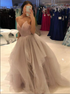 Ball Gown Spaghetti Straps Sparkly Tulle Prom Dress LBQ1683