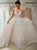 Sweep Train Ivory Evening Dresses