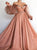 Sweep Train Pink Evening Dresses