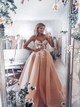 A Line Sweetheart Satin Prom Dresses