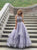 Sweep Train Lilac Sleeveless Appliques Prom Dresses