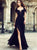 A Line Chic Black Sweetheart Chiffon Prom Dresses