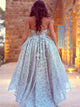 Asymmetrical Sleeveless Prom Dresses