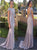 Sweep Train Lavender Evening Dresses