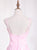 Zipper Up Pink Evening Dresses