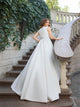 Sweep Train White Evening Dresses