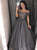 A Line Off the Shoulder Tulle Prom Dresses