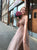 A Line V Neck Appliques Tulle Prom Dresses