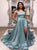 Slit Sweep Train Prom Dresses