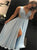 A Line Floor Length Prom Dresses