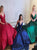 Sweep Train Sleeveless Green Prom Dreses with Pleats