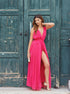 A Line Sweetheart Sexy Chiffon Prom Dress with Slit LBQ2867