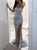 Silver Sweep Trian Evening Dresses