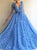 A Line Sleeveless Floor Length Prom Dresses