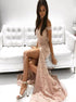 Off the Shoulder Full Lace Side Slit Mermaid Evening Prom Dresses LBQ1461