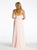 Sweep Train Pink Sleeveless Prom Dresses