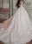 Long Sleeves Sweep Train Pink Prom Dresses 