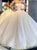 Floor Length Sleeveless Ivory Tulle Prom Dresses