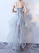 Sleeveless Asymmetrical Tulle Prom Dresses