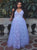 Sweep Train Purple Evening Dresses