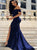 Slit Sweep Train Evening Dresses 