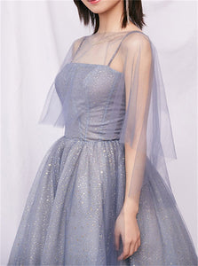 Tea Legnth Sparkly Evening Dresses