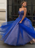 Ball Gowns Sweetheart Tulle Prom Dress with Beadings LBQ2678