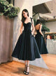 Sweetheart Spaghetti A Line Satin Prom Dresses