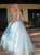 Sweep Train Beadings Sleeveless Prom Dresses