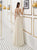 Scoop Sleeveless Light Yellow Prom Dresses