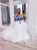 Sweep Train Blue Evening Dresses