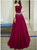 Sweep Train Sleeveless Tulle Prom Dresses