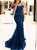 Lace Off the Shoulder Mermaid Beaded Prom Dresses