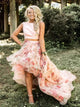 High Low Pink Prom Dresses