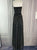 Sweep Train Black Evening Dresses