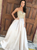 A Line Sweetheart Beadings Champagne Satin Prom Dresses 