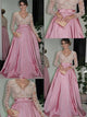 Pink Belt Evening Dresses