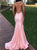 Sweep Train Pink Prom Dresses