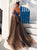 Chic A Line Lace Sweetheart Lace Up Tulle Sweep Train Prom Dresses