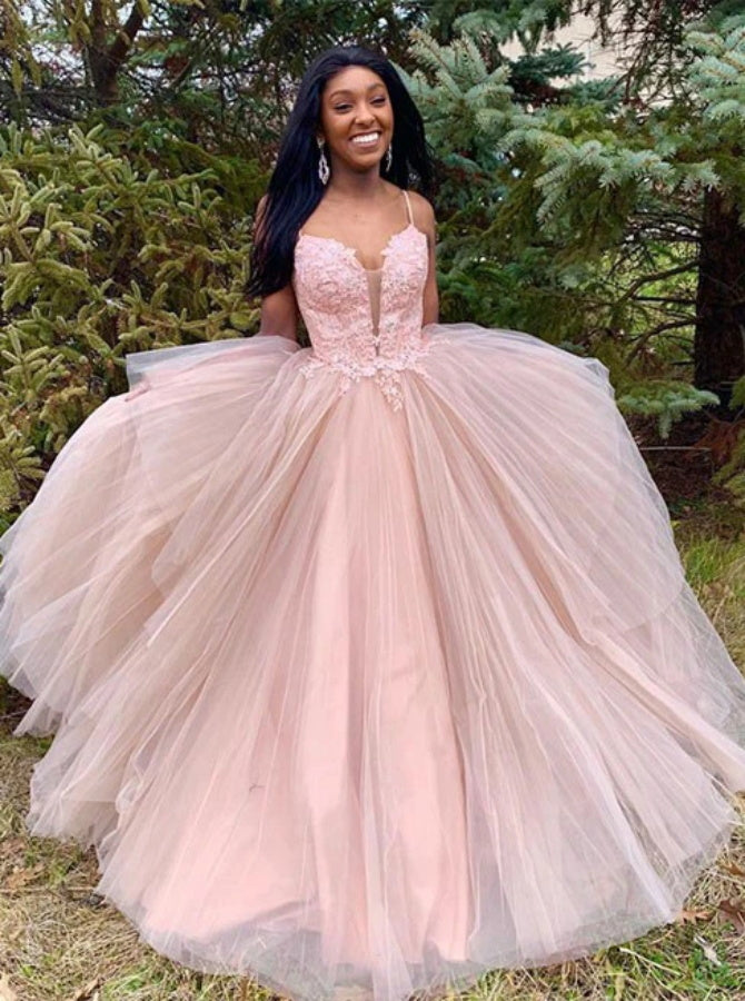 A Line Pearl Pink Chiffon Appliques Criss Cross Prom Dresses | Alinepromdress A Line Pearl Pink Chiffon Appliques Criss Cross Prom Dresses | Alinepromdress