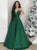 Sweep Train Spaghetti Straps Evening Dresses