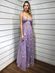 Sweep Train Lavender Evening Dresses