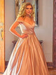 Sweep Train Sleeveless Pink Prom Dresses